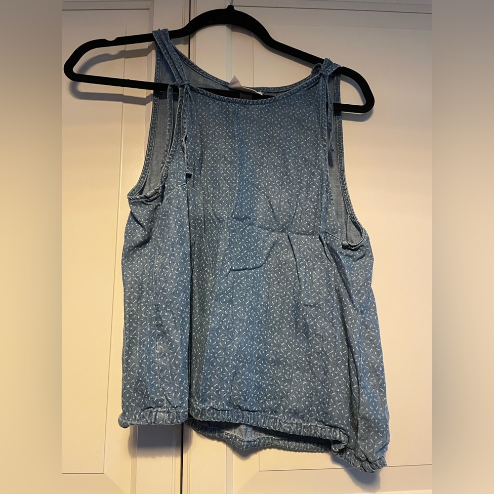 Universal Thread Denim Printed Tank